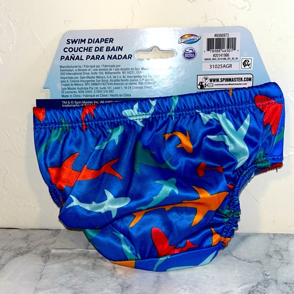 Lot of 4 Identical Swim ways Swim Diaper Size 12 Months 18-22 Pounds - Picture 7 of 11